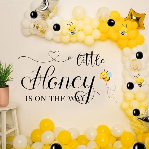 Vinilo decorativo temática abeja para baby shower miniatura 3
