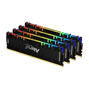 Kingston FURY Renegade RGB 32GB (4x8GB) 3600MHz DDR4 CL16 Desktop Speicher Kit mit 4 KF436C16RBAK4/32