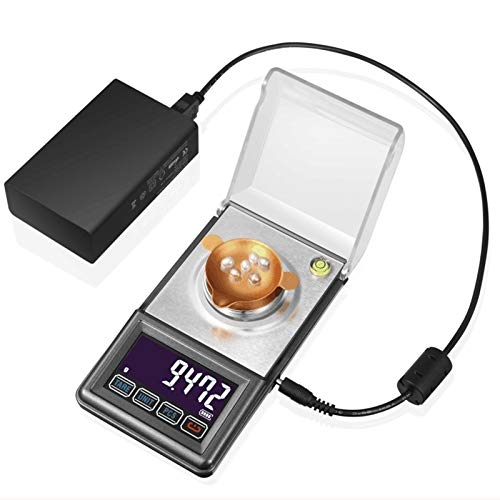 Balance milligramme tactile 30g à écran LCD avec alimentation USB