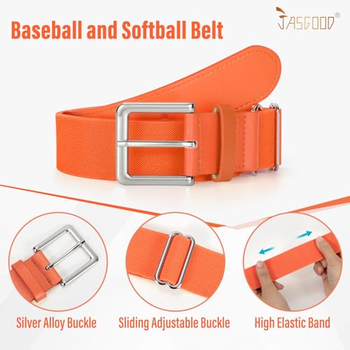 Image of Baseball Socks and Belt for Youth Adult Softball Socks Combo Elastic Waist Belt for Men Kids Boys Girls Women JASGOOD