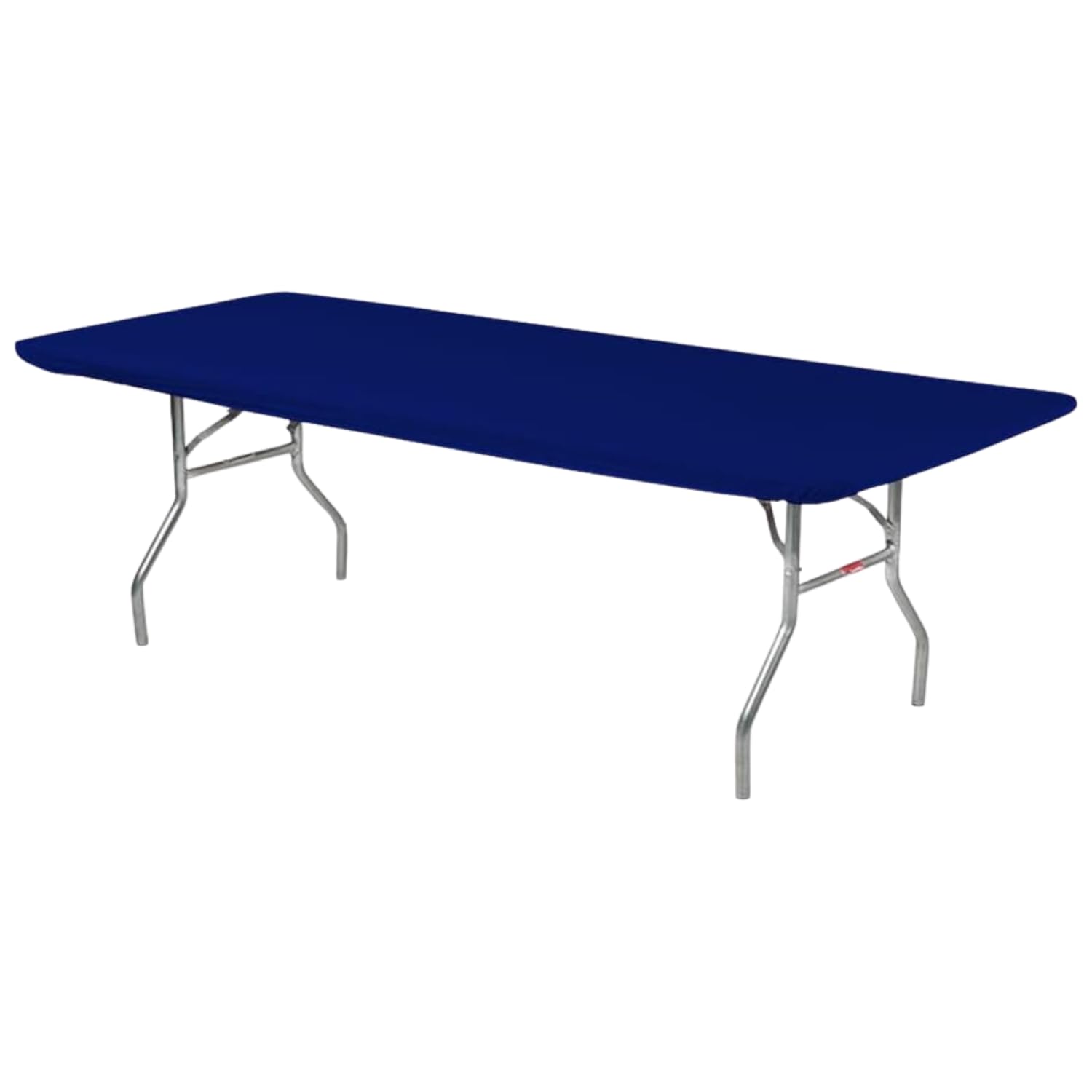 Kwik-Covers 8' Navy Blue Plastic Table Covers