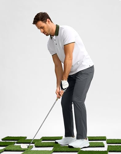 Image of G Gradual Mens Golf Pants Stretch Dress Casual Pants 30 inch /32 inch /34 inch Lightweight Work Travel Slacks for Men with 4 Pockets