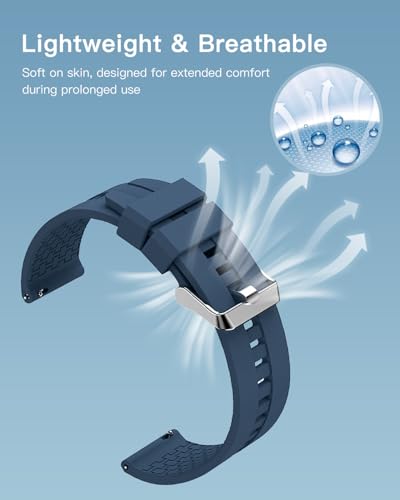Correa deportiva silicona 20mm para Garmin Approach S50 miniatura 3