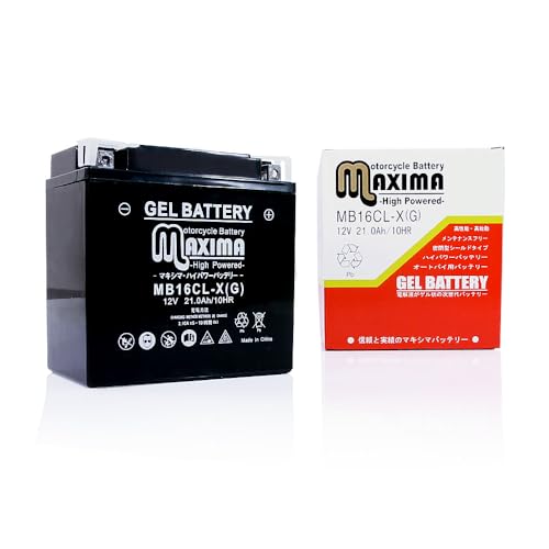 Amazon | マキシマバッテリー MB16CL-X(G) シールド式 充電済み ジェル