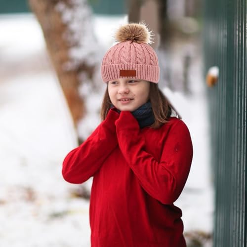 Juego de gorro, guantes y bufanda de invierno para niños y niñas 5