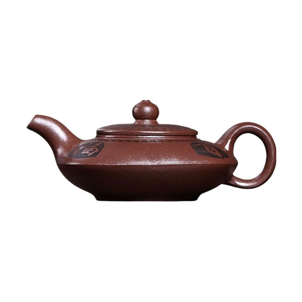 EBZFASO Chinese Clay Zisha Pot, Purple Clay Ceramic Teapot Porcelain Vintage Household