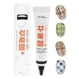 SARA FRIENDS KKU-UK Gel for Nail Art Stamping, Black 10g(0.35oz) Made in Korea