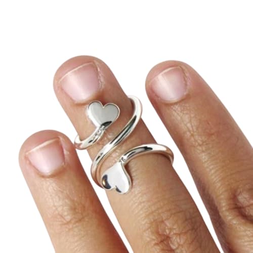 925 Sterling Silver Field Splint Ring, Handmade Ring, Thin Swan Neck Splint in Silver for PIP or DIP Join, Silver Ring Splint,PIP Joint Ring, Woman minimalist Ring (Silver Field)