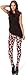 Sister Amy Women's Digital Geometry Printted Ankle Elastic Tights Legging Spade/Heart/Diamond/Club US L