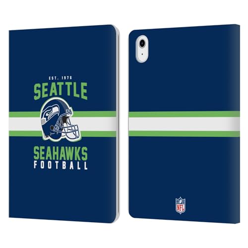 Protection iPad Air 11 Seattle Seahawks en cuir pour éviter les rayures d'écran