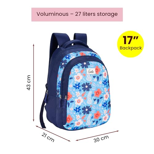 Image of Genie Laptop Backpack for Women & Girls (27L) | Spacious Office, College & Travel Laptop Backpack | Multi-Compartment, Water Resistant