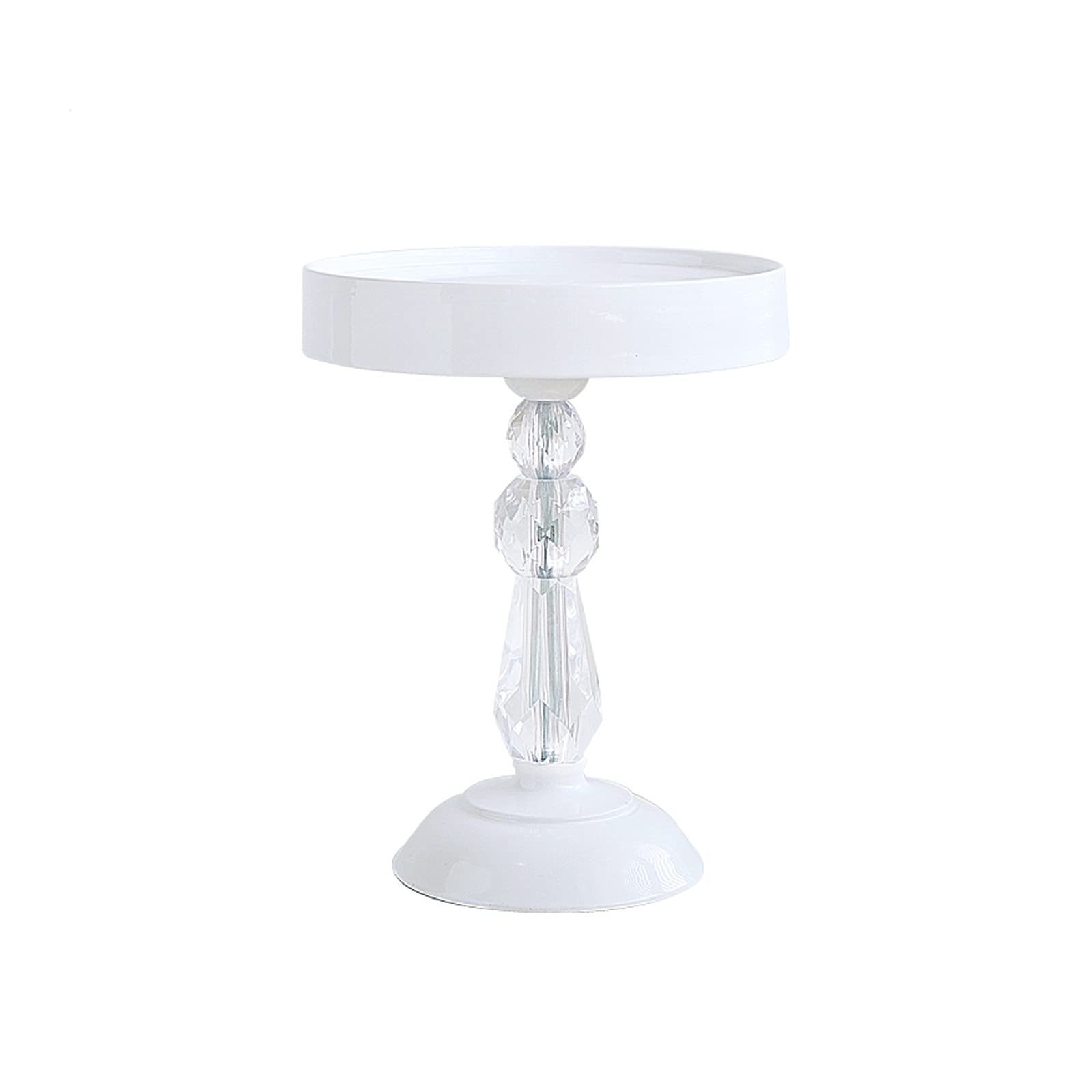 Présentoir à Gâteau Support de gâteau à gâteaux blancs Multi-usage Affichage du gâteau de fer rond dessert Table de mariage fête d'anniversaire mariage de l'après-midi Thé Pâtisserie Stand de Gâteaux