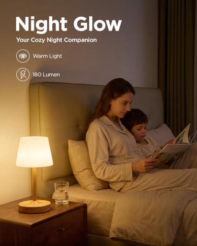 Image of IP65 Waterproof Rechargeable Shower Lamp, Cordless Bathroom Touch Lamps