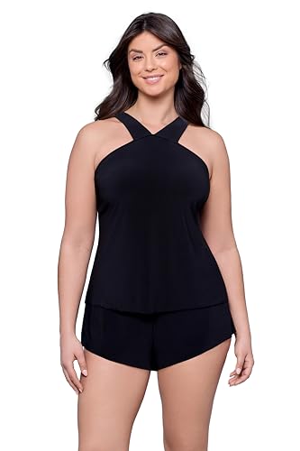 Aqua Green Women's High Neck Swim Romper