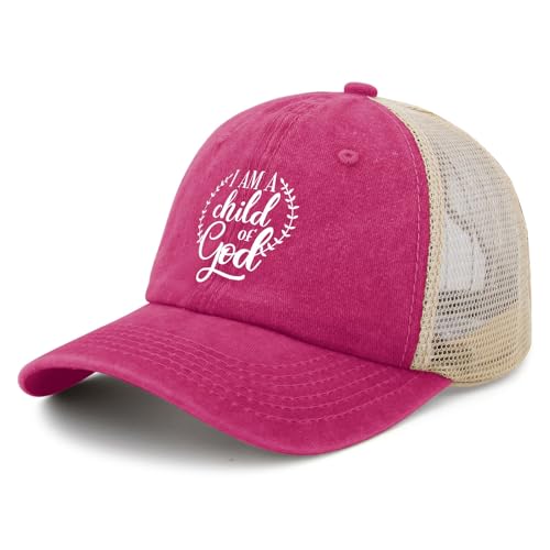 I Am A Child of God Sun Hat Blue Hat Womens Baseball Caps Gifts for Grandpa Golf Hat2