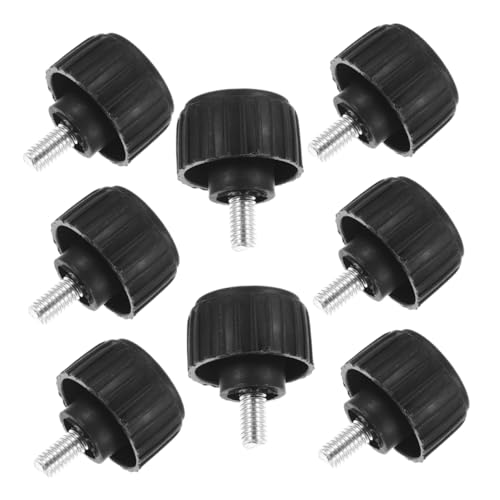 COLLBATH 8pcs Electronic Scale Accessories Scale Feet Scale Replacing Feet Scale Leg Bracket Scale Replacement Parts Platform Scale Part Platform Scale Foot Scale Paper Black Rubber