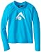 Kanu Surf Big Boys' Platinum Long Sleeve Rashguards, Neon Blue, X-Small (6)