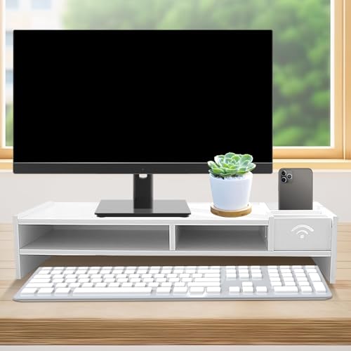 Support de moniteur à 3 niveaux pour bureau et écran d'ordinateur - 8