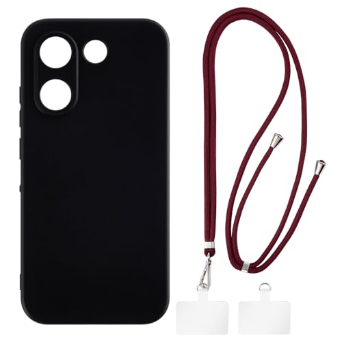 Shantime �P�[�X�ƃN���X�{�f�B�X�g���b�v�Z�b�g Xiaomi Poco X8 Pro 5G �Ƃ̌݊������� �g�уJ�o�[�Ƌ����o�b�N���t�������\�l�b�N�X�g���b�v�����2���̃p�b�`�t��(�u���b�N + ���b�h)