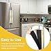 lakefvgk Washable Kitchen Appliance Handle Covers, White Marble Refrigerator Handle Covers Set of 2, Replacement Handles Keep Appliance Clean for Fridge, Microwave, Dishwasher, Oven