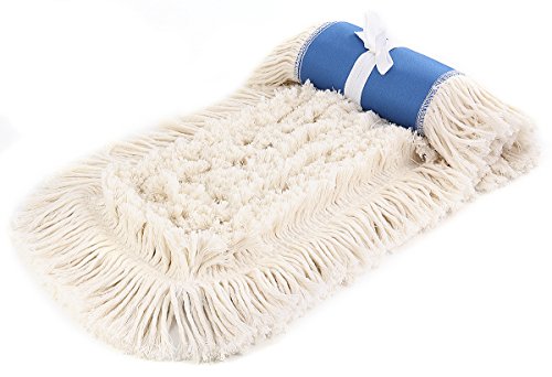 24 Inch Industrial Strength Cotton Dust Mop Head Refill, Replacement Head For Home, Industrial And Commercial Use, Fits Standard Size Mop Frame 1Pc #TOP2