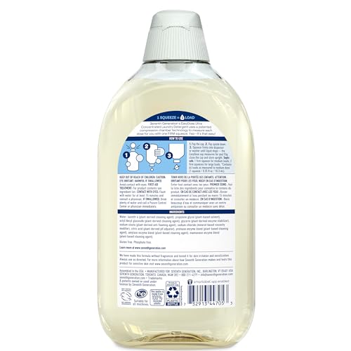 [SnS] $18.20 | 2-Pack 23.1-Oz Seventh Generation EasyDose Laundry Deterge (Free & Clear) - image 2