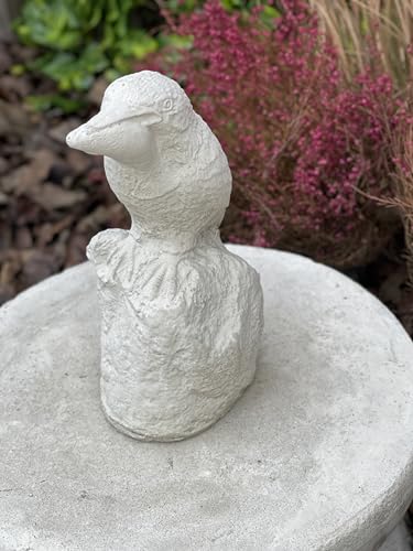 Estatua de pájaro carpintero salvaje, adorno de pájaro carpintero de hormigón, estatua de pájaro al aire libre, estatua de pájaros para jardín, escultura de cemento, regalo de casa de lago, adorno de