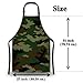 Olikked Garden Apron for Women Camouflage Funny Aprons for Men for Kitchen Cooking Restaurant BBQ Painting Crafting Gardening 27” (W) x 31” (H), Waterproof Apron