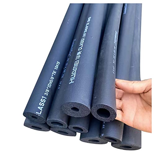 Vetris Manchon D'isolation Chauffage Tube D'isolation De Tuyau Imperméable Isolation pour Tuyaux Anti-Gel Et Calorifuge pour Tube Climatisation, Longueur 1.8/2m, ID 6/13/16/19/22/25/43/48/60/76mm