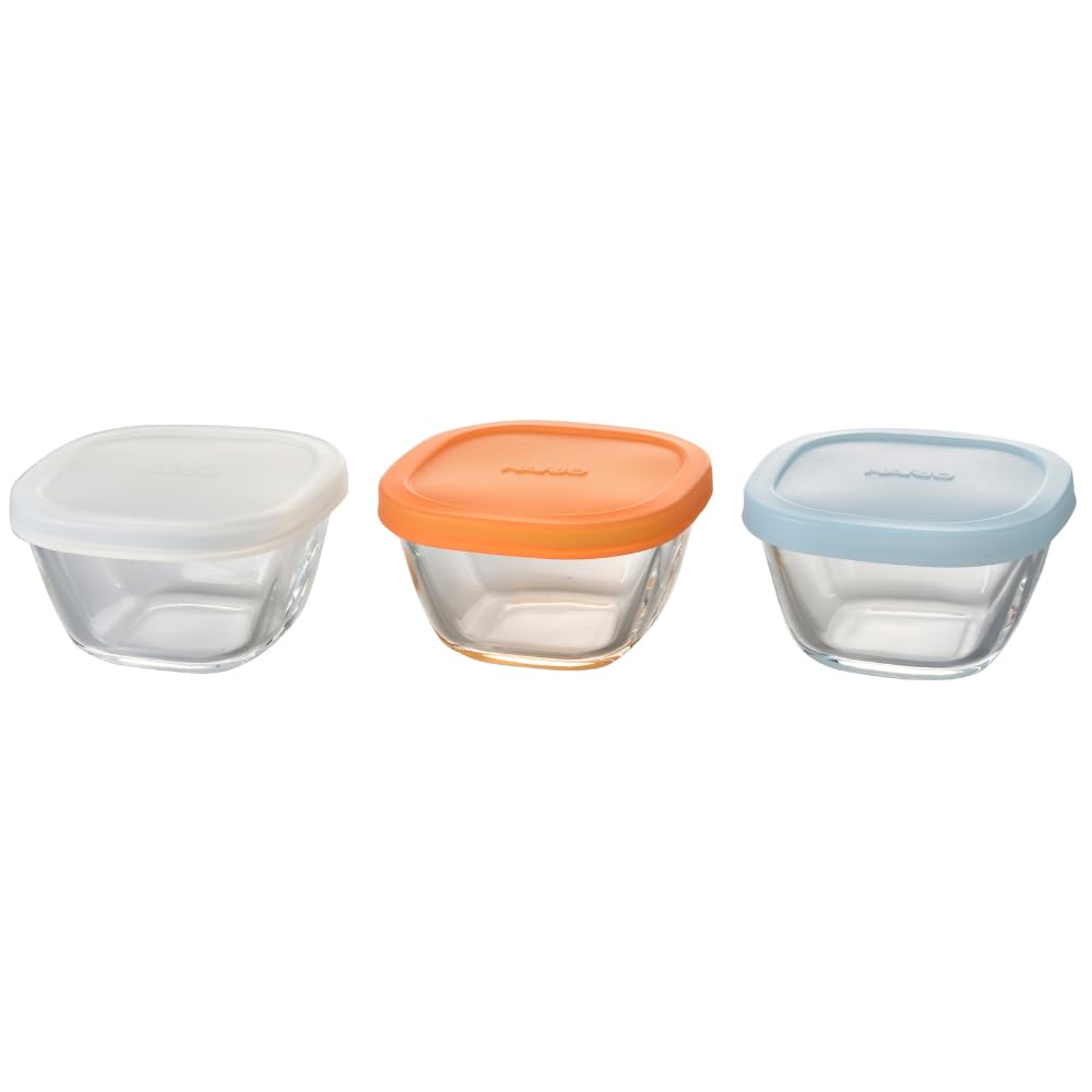 machami様HARIO MKK-SI-2024 保存容器 110ml Amazon｜HARIO(ハリオ) 耐熱 ガラス製 保存容器 3個入 カラフル 日本製