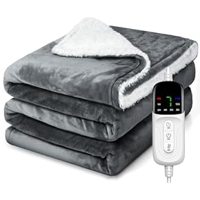 電気毛布 電気ひざ掛け 188x130cm フランネル素材 3h自動オフ Hokonui 電気毛布 ひざ掛け 敷き 電気ブランケット 180*130 大判