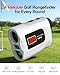 Golf Rangefinder with Slope, 1000 Yard Laser Rangefinder, Flag Lock & Vibration, Magnetic Mount, USB-C Rechargeable Golf Range Finder for Accurate Distance Measuring