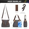 HAWEE Canvas Damen Handtasche mit Schultergurt Shopper Tote Bag Große Schultertasche Umhängetasche RetroTragetasche Leichte Henkeltasche für Reisen Arbeit Schule Einkaufen Strand Alltag, Grau #2