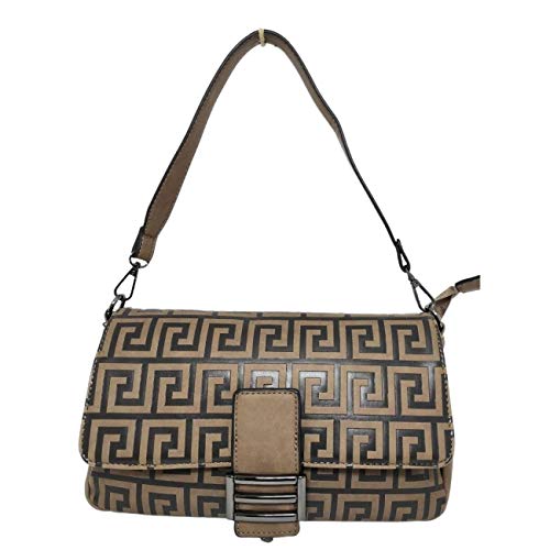 Encarni Zapatería Faylinn - Bolso Bandolera Mujer para Vestir ó Ir a la Oficina | Bolso Señora Tote | Alicia (Café) Cover