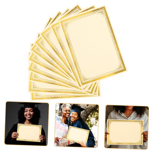 Papier à récompense vierge Healvian texture premium pour distinctions x35