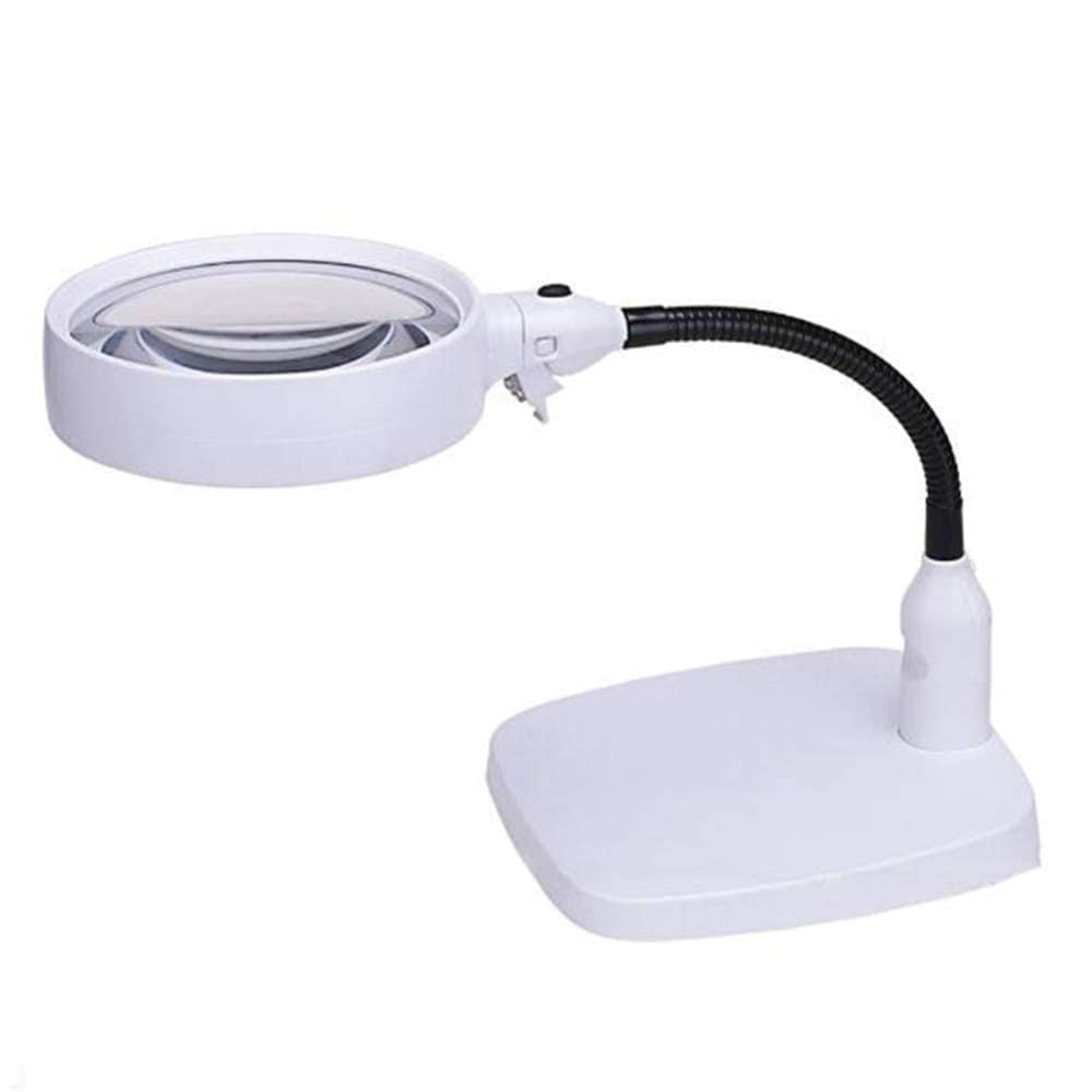 Loupe 10X avec lampe 6 LED CRODY éclairage puissant pour travaux minutieux