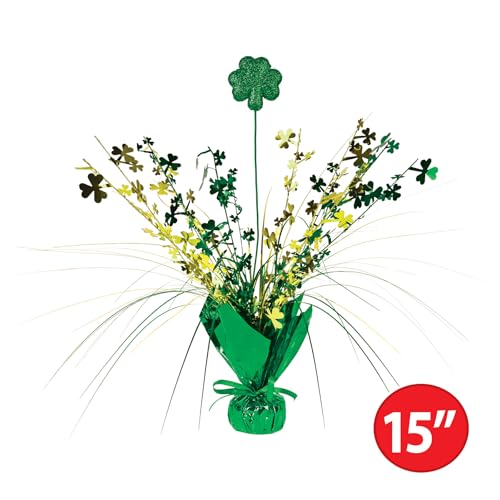 Fournitures irlandaises Lucky St Pats Beistle 30722 déco de table trèfle sans perte d'éclat - 3