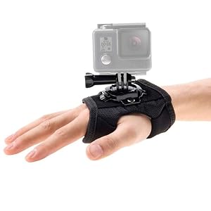 REFLEX CAMERA 360 Degree Rotating Hand Mount Palm Wrist Strap for GoPro Hero 13-3, AKASO, DJI OSMO – Hands-Free, Adjustable POV Camera Holder for Adventure Filming – Secure, Comfortable, Shake-Free
