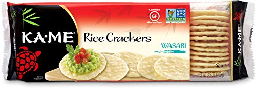Ka-Me Gluten Free Rice Crackers, Wasabi, 3.5 Ounce (Pack of 12)