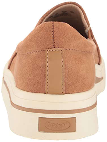 Dr. Scholl's Shoes Women's Happiness Lo Sneaker, Brown Fabric, 8.5 #TOP2
