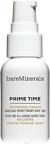 bareMinerals Prime Time BB Primer-Cream Daily Defense SPF 30, Medium, 1 Ounce