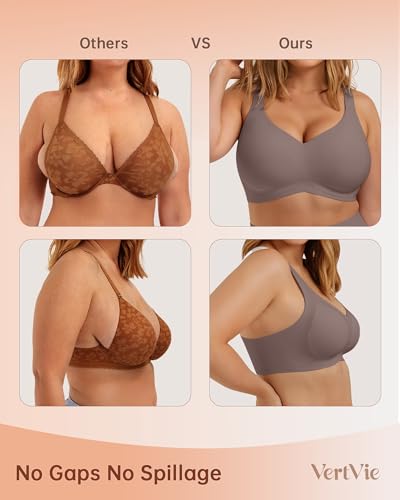 Image of Vertvie Wireless Seamless Jelly Bra Supportive Smoothing