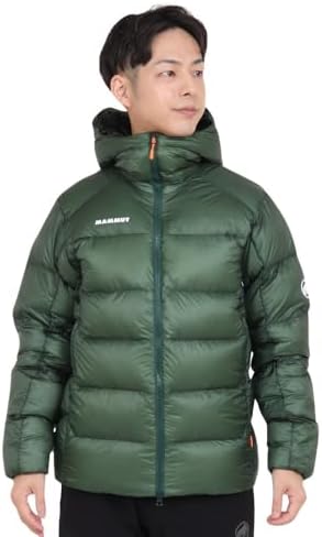 Mammut Men's Down Jacket, Melon Insulation, Hooded Jacket, Asian