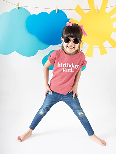 Image of Birthday Girl Shirt Outfit Year Old Kids for Toddler 1st 2nd 3rd 4th 5th 6th 7th