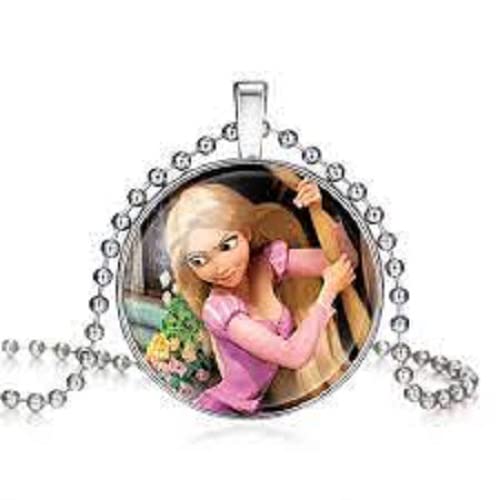 El Regalo Girls Princess Pendant Necklace Jewelry (Pink Princess) (B07VK99896) Amazon Price History, Amazon Price Tracker