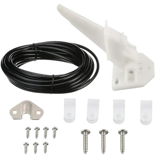 xitingshangm 1 Set Boat Speedometer Pipe Universal 80 MPH Speedometer Kick-Up with 600cm PVC Tube Kit 14.2x5.3x5.5cm Car Accessories