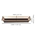 nu steel Selma Steel Storage Organizer Tray for Bathroom Vanity Countertops, Closets, Dressers - Holder for Watch, Earring, Makeup Brush, Reading Glass, Hand Towel - Copper & Oil Rubbed Bronze