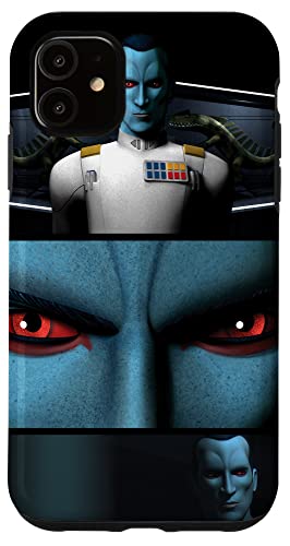Coque iPhone 11 Star Wars antichoc Thrawn aux yeux rouges