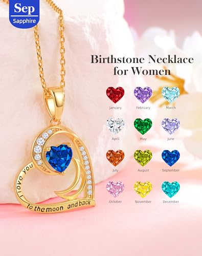 Heart Gold Necklace for Women Birthday Gifts for wife Jewelry for Wife Necklace for Giflfriend Mom Daughter3