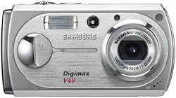 Samsung Câmera digital Digimax V40 4MP com zoom óptico de 3x